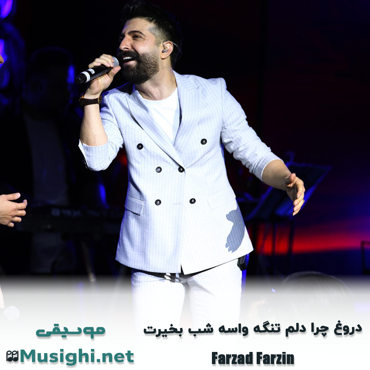 دانلود اهنگ دروغ چرا دلم تنگه واسه شب بخیرت حمید هیراد